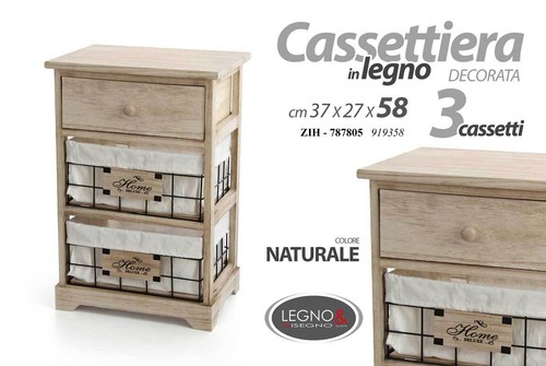 Cassettiera cassetti slim - 3,