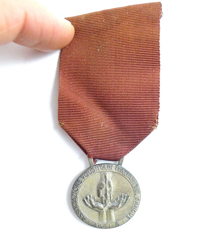 Vecchia medaglia argento - medaglia,