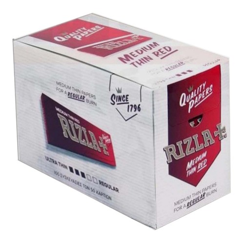 Cartine rizla rosse corte 100 - cartine,