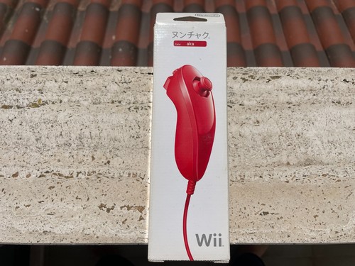 Nintendo wii nunchuk rosso - rosso, aka