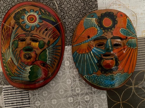Maschere terracotta - maschere, in
