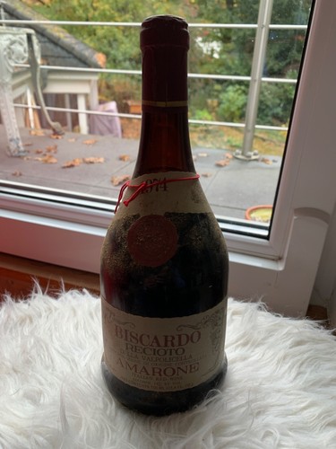 Vino rosso amarone - vino, 1974