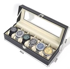 Scatola porta orologi pelle - scatola,