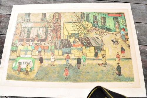 Unknown artist street market - artist,