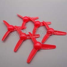 10pcs tre pale rosso - pale, 80*2mm