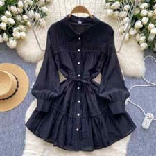 Vestito Abito Donna Corto Raso