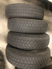 cerchi e gomme usurate misura 155/80 r 13 fiat panda van anno 2005