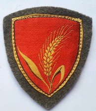 Scudetto Omerale Brigata Cremona Esercito. Ricamo macchina nastro.