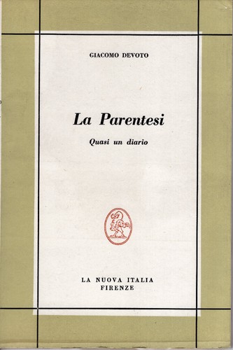 Parentesi quasi un diario - la, parentesi.