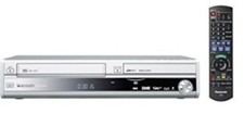 Panasonic DMR-EX98V registratore DVD e VHS nero con HDD da 250 GB - Freeview - argento