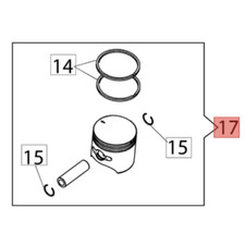 EFCO PISTONE COMPLETO Ø 32 DS
