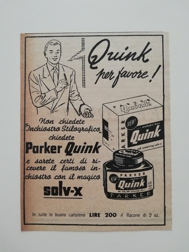 Clipping pubblicità 1954 - clipping,
