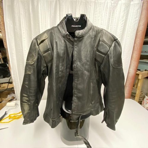 Giacca moto pelle pesante - pelle,