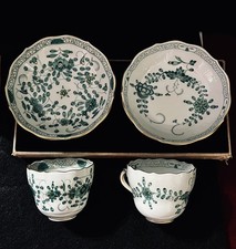 MEISSEN DEMITASSE 2 CUPS &