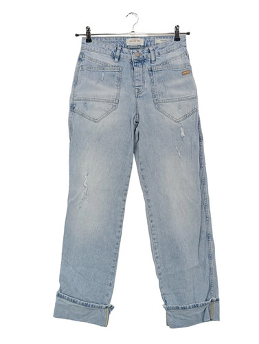 Jeans gang vita alta blu - jeans,