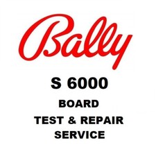 Bally 6000 series - s, slot