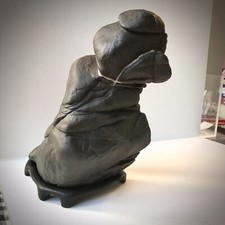 Suiseki Palombino Liguria “Young Crow” 15X11X20 Daiza Artigianale Handmade Daiza