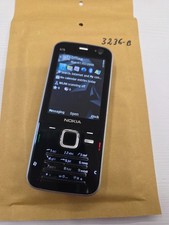 Raro telefono cellulare vintage Nokia N78 (SBLOCCATO) nero 