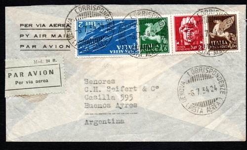 1924 italy lettera posta - 1924,