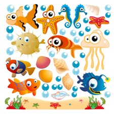 Pesce palla medusa fondale