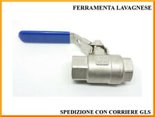 Valvola sfera tutto inox aisi 316 femmina-femmina Velatta made in Italy
