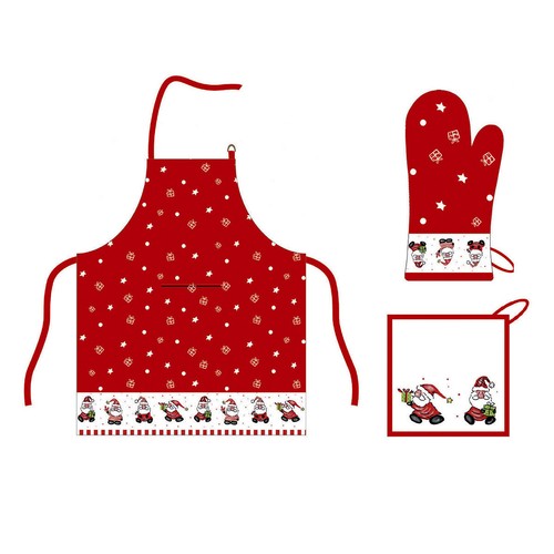 Set grembiule guanto - set,