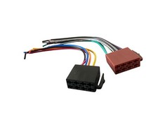 CAVO ALIMENTAZIONE AUTORADIO STEREO ISO SPINA ADATTATORE MASCHIO UNIVERSALE AUTO