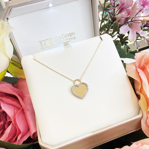 Collana con ciondolo cuore