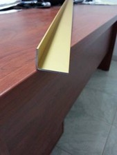 PROFILI IN ALLUMINIO ORO ANGOLARE L MM 30X15X1 DA MT.2