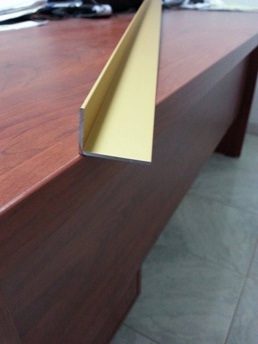 Profilo alluminio oro angolare - alluminio,