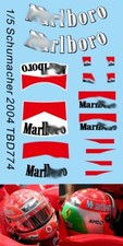 1/5 Decals per Michael Schumacher Casco 2004 2004 Italia Helmet  TBD774