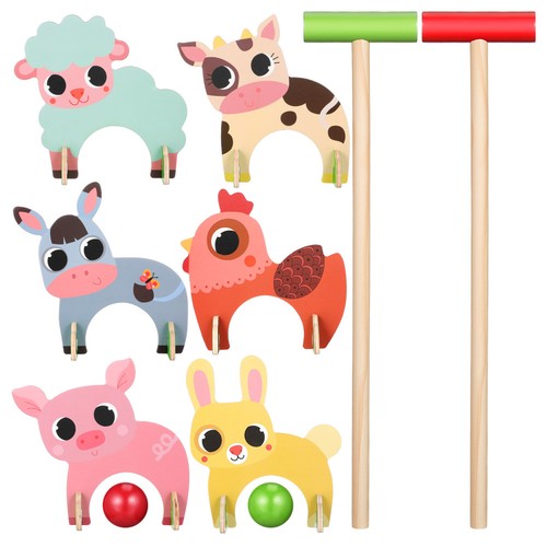 Animali gioco del - gioco, croquet