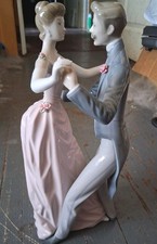 Figurina Lladro # 1372 Anniversario Valzer Grande 12,5" Alta Pezzo FANTASTICO