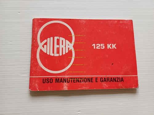Gilera 125 1986 manuale - gilera,