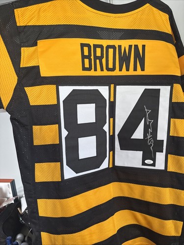Maglia antonio brown - brown, firmata