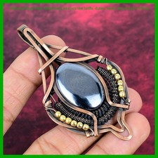 Ciondolo ovale rame shungite