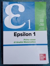 Epsilon 1. Primo corso di analisi matematica - Bertsch Michiel, Dall'Aglio...