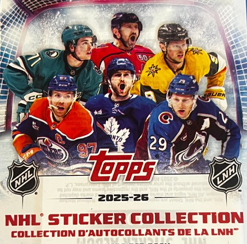 2025 topps nhl - topps, stickers