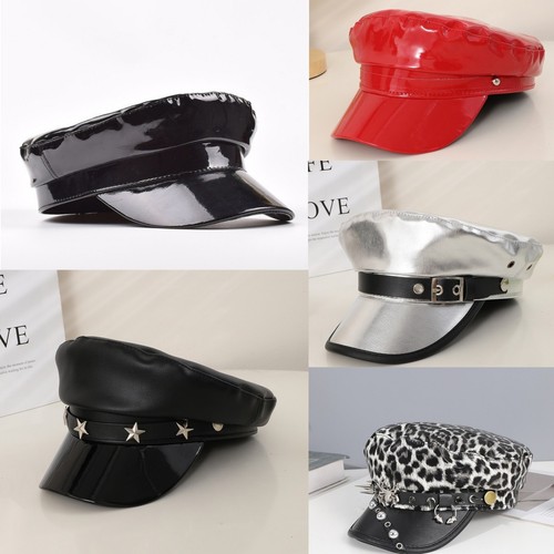 Cappello militare donna pelle