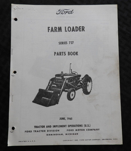 Manuale parti trattore 1965 - manuale,