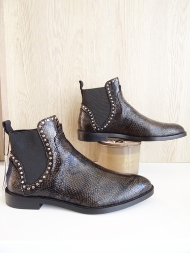 Zara stivaletti chelsea stampa - stivaletti,