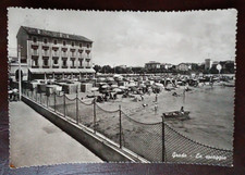 Cartolina Grado La Spiaggia