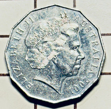 2001 Australia 50 Cents KM#