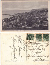 SANREMO - IMPERIA - PANORAMA DA LEVANTE - VIAGG. 1946 -31072-