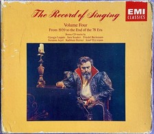 The Record of Singing: Volume