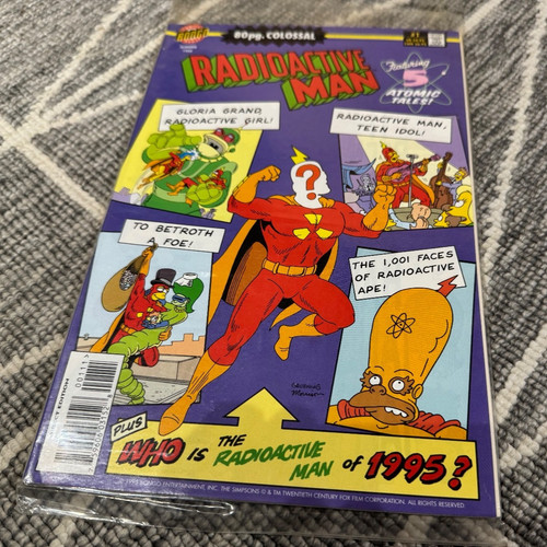 Simpsons comics radioactive - simpsons, comics: