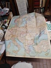 Mappa Carta Europa Centrale ed Orientale 1941  C.T.I. 1:3000000 L19 - 353 ^