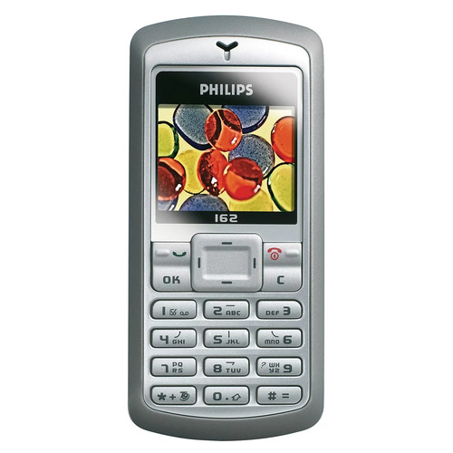 Cellulare philips 162 - cellulare, silver