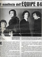 Il manifesto dell'EQUIPE 84 - Giovani 1966