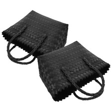  2 Pcs Borsa Intrecciata